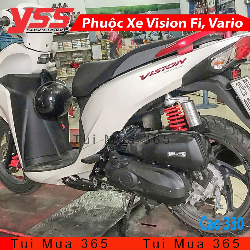 Phuộc sau YSS G-Plus xe Vario 125 , Click 125cc, Vision Fi chính hãng Thái Lan