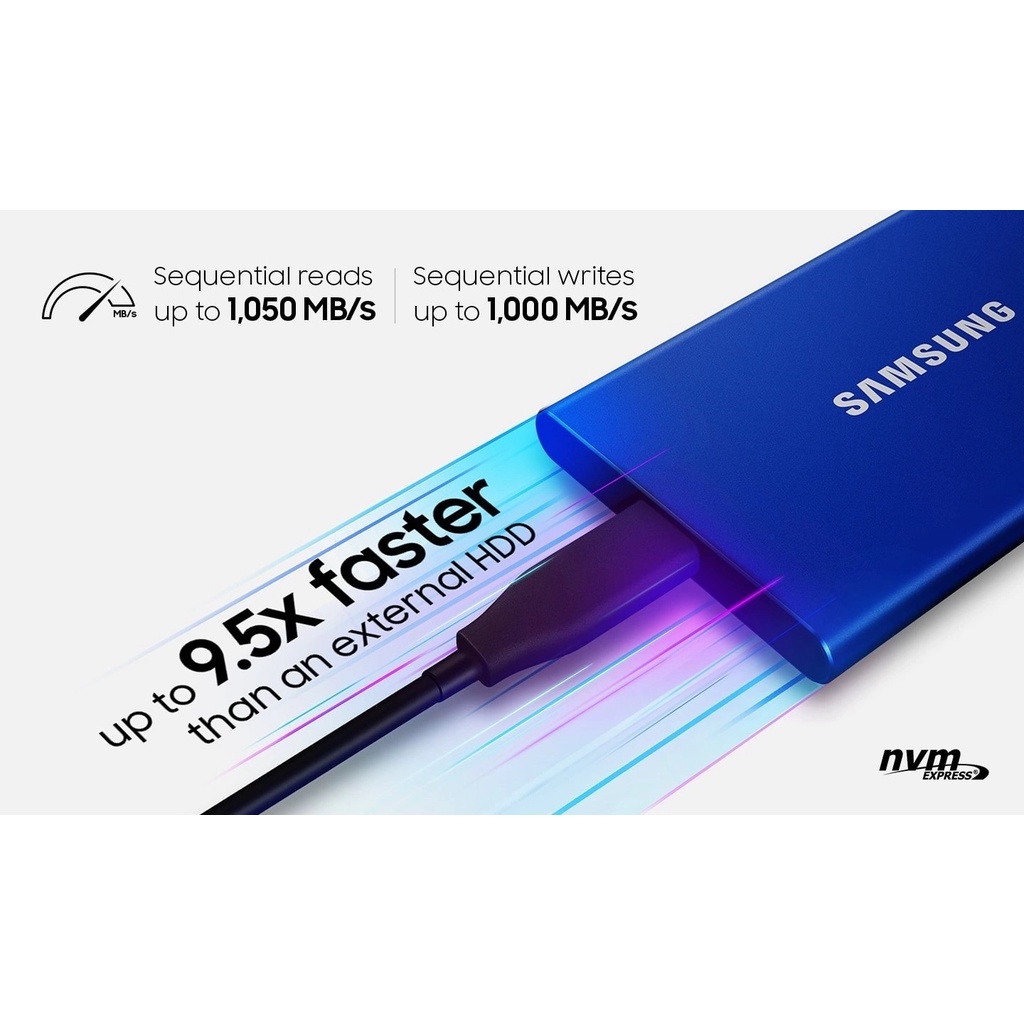 Ổ Cứng SSD Di Động 500GB 1TB 2TB Samsung External T7 NON Touch USB 3.2 Gen2