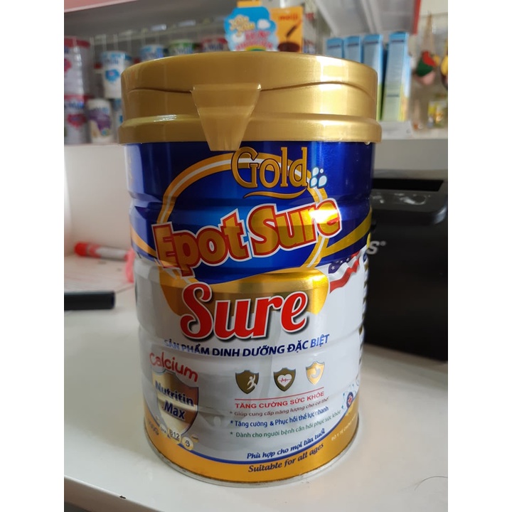 [CHÍNH HÃNG] Sữa Bột Epotsure Sure Hộp 900g (Dinh dưỡng đầy đủ và tăng cường sức khỏe)