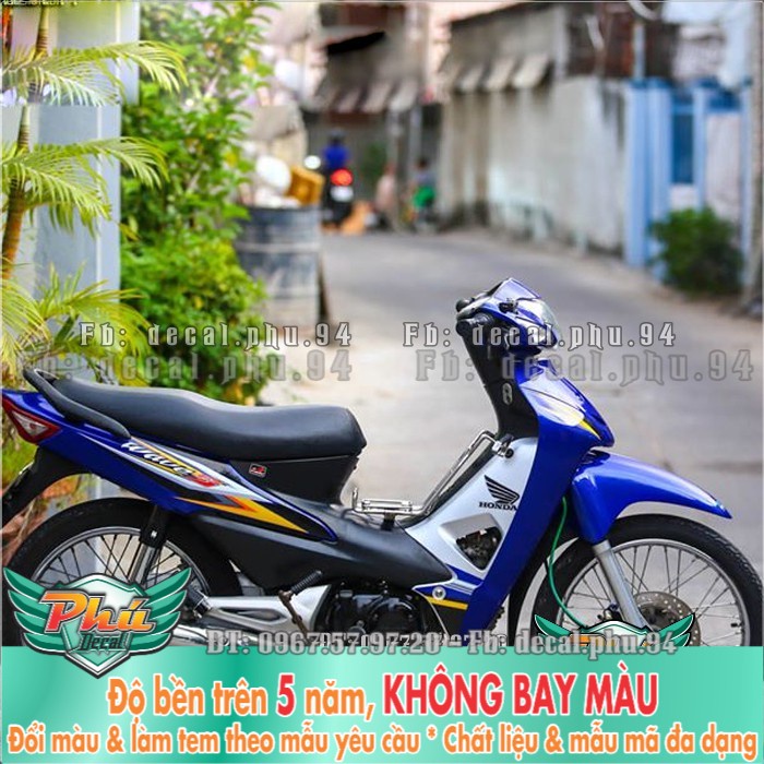 Tem rời Wave S xanh bạc (P) -1