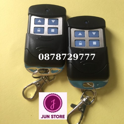 Điều khiển cửa cuốn hàng chính hãng mã gạt 433 MHZ  pin siêu bền