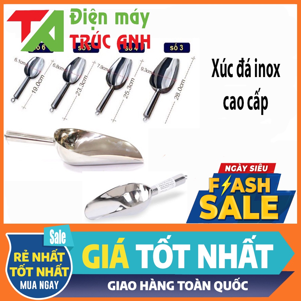 Dụng cụ xúc đá inox dày