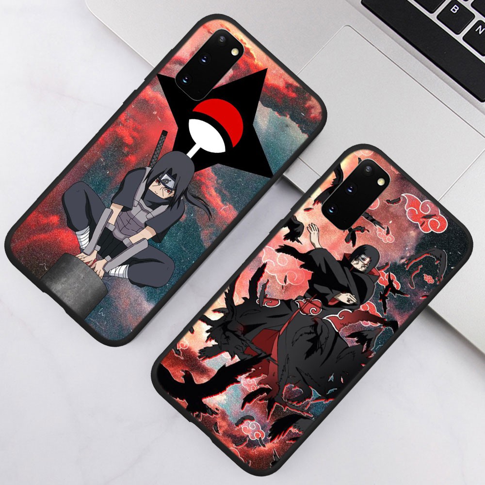 Ốp điện thoại in hình Naruto Itachi Uchiha 144SA cho Samsung Galaxy A30S A20S A20E A10S A30 A20 A10 A9 A8 A7 Plus