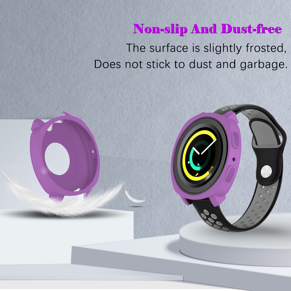 Dây Đeo Thay Thế Chất Liệu Silicon Màu Trơn Cho Samsung Galaxy Fit-e R375