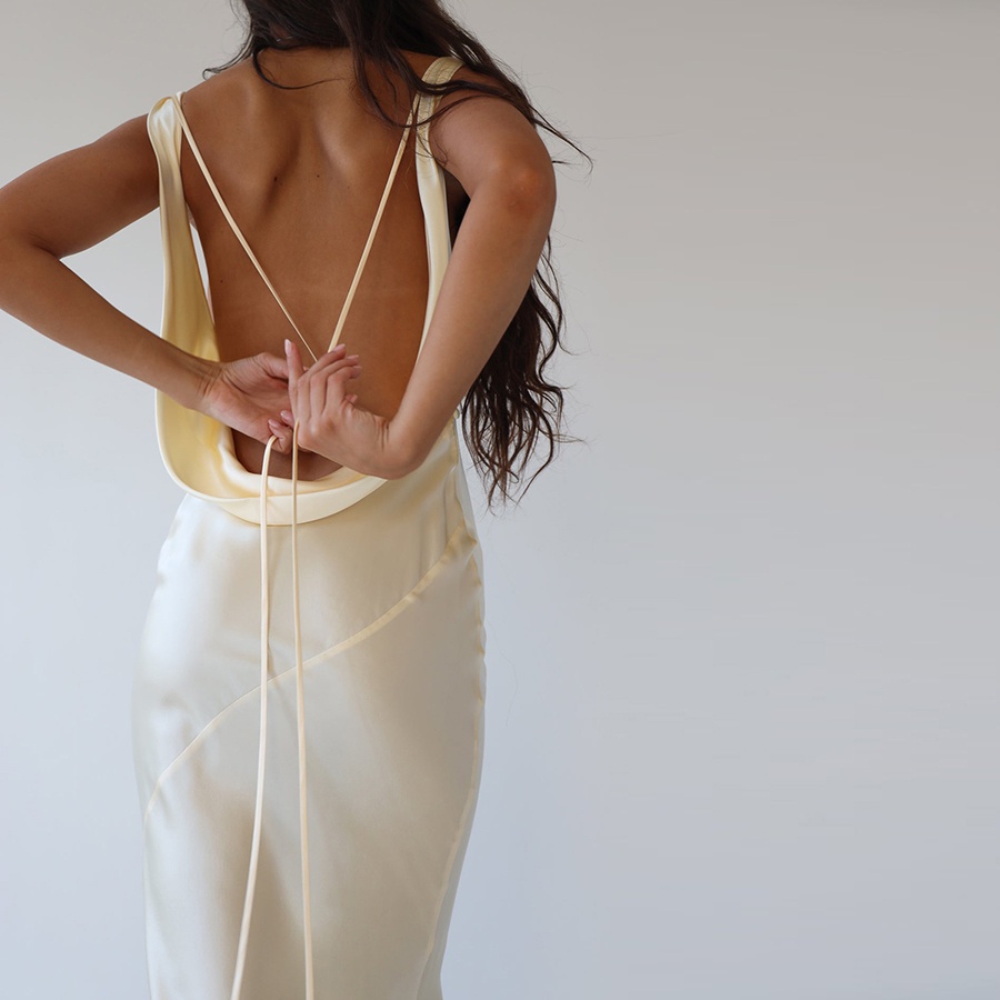 Kliou Phong Cách Pháp Sang Trọng Gợi Cảm Không Lưng Tắt Vai Maxi Bodycon Váy Nữ Tối Trang Trọng