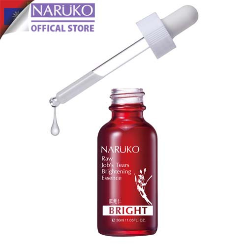 Tinh Chất Sáng Da, Se Khít Lỗ Chân Lông Naruko Raw Job’s Tears Brightening Essence 30ml (Bản Đài)