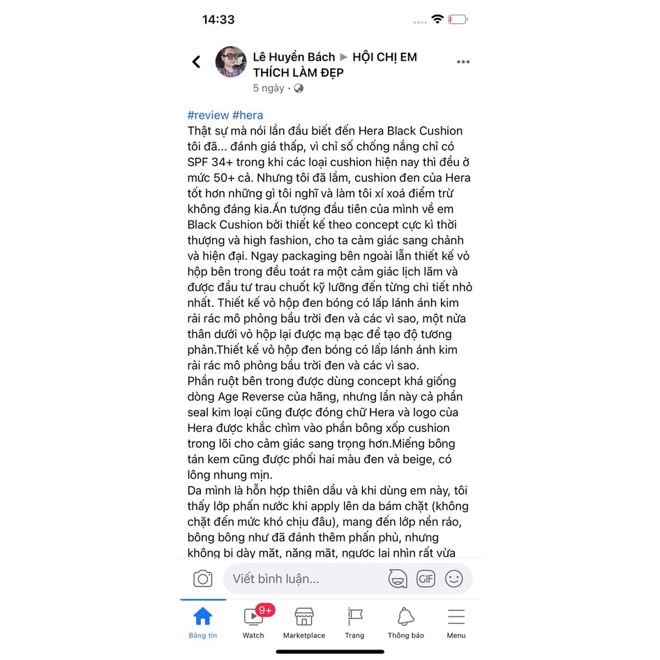 [Mini] Phấn Nước Hera Black Cushion 5G | BigBuy360 - bigbuy360.vn