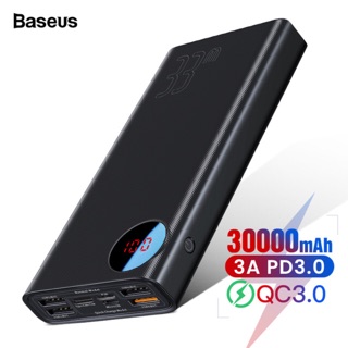 Pin sạc dự phòng Baseus Mulight Quick Charger 30,000mAh cho Smartphone/ Tablet/ Macbook (33W, QC 3.0 + PD 3.0 )