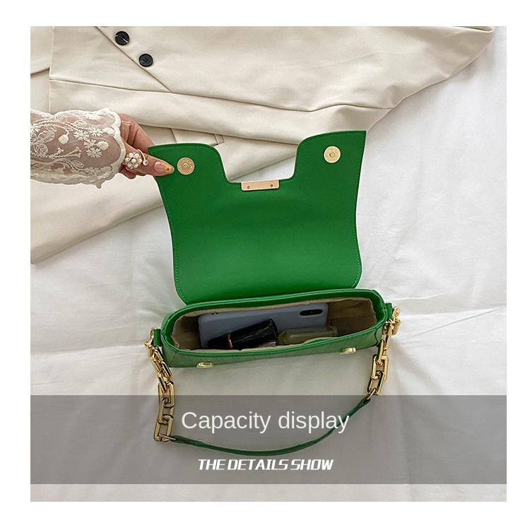 Túi Đeo Vai Phối Dây Xích Thời Trang