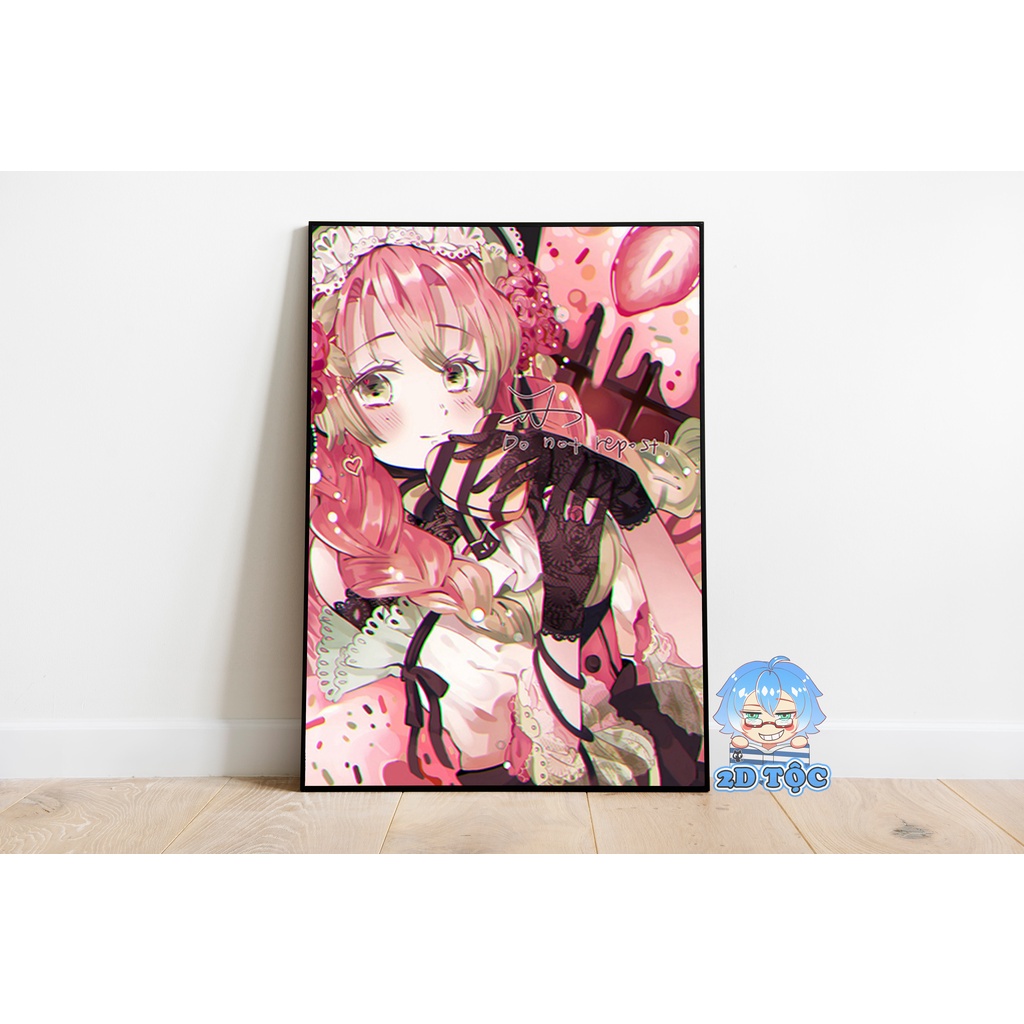 Ảnh poster A3 chất lượng chuẩn Kanroji Mitsuri (11) Anime Manga Kimetsu No Yaiba – tranh dán tường 2D Tộc Shop