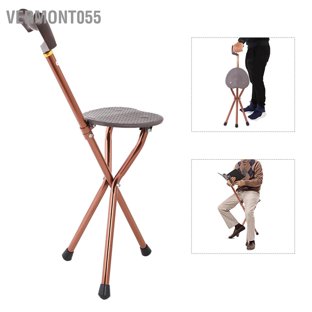 Có thể bán buôn Ghế xếp di động bằng kim loại đi bộ du lịch Vermont055 Hàng giao ngay