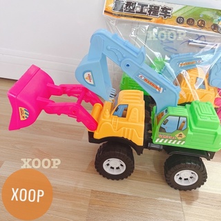 Đồ chơi xoop ! Xe cẩu múc sắc màu 2 in1 cho bé trai bé gái