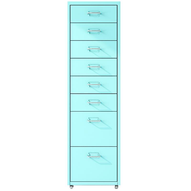 Văn phòng ngăn kéo nhỏ tủ tài liệu bàn dưới kim loại di động ba thấp lưu trữ có khóa