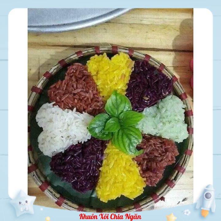 Khuôn Chia Xôi - Khuôn đa năng làm thạch rau câu,cơm, bánh - 8 ngăn