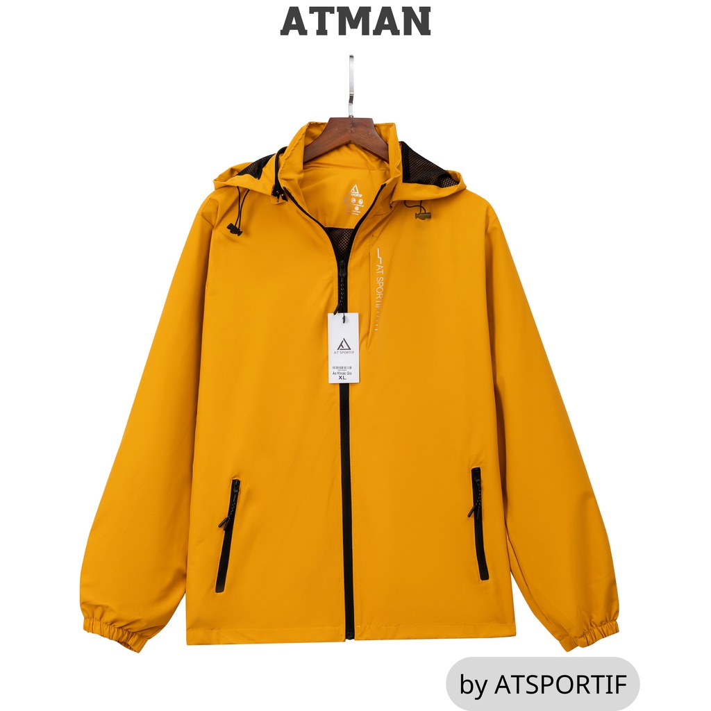 Áo gió nam chống nước cao cấp 2 lớp vải tráng bạc, chống mưa, chống gió hoàn toàn