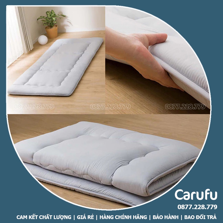 Nệm gấp 1 người nằm CARUFU | 1mx2m 1m2x2m 1m4x2m 1m6x2m 1m8x2m 2mx2m