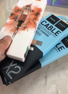 Combo 3 Cáp sạc dây dù lightning Hoco X14 2M cho IPhone, IPad