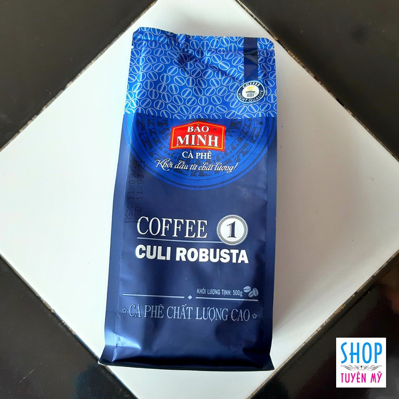 Cà phê Bảo Minh số 1 - Culi Robusta - gói 500g