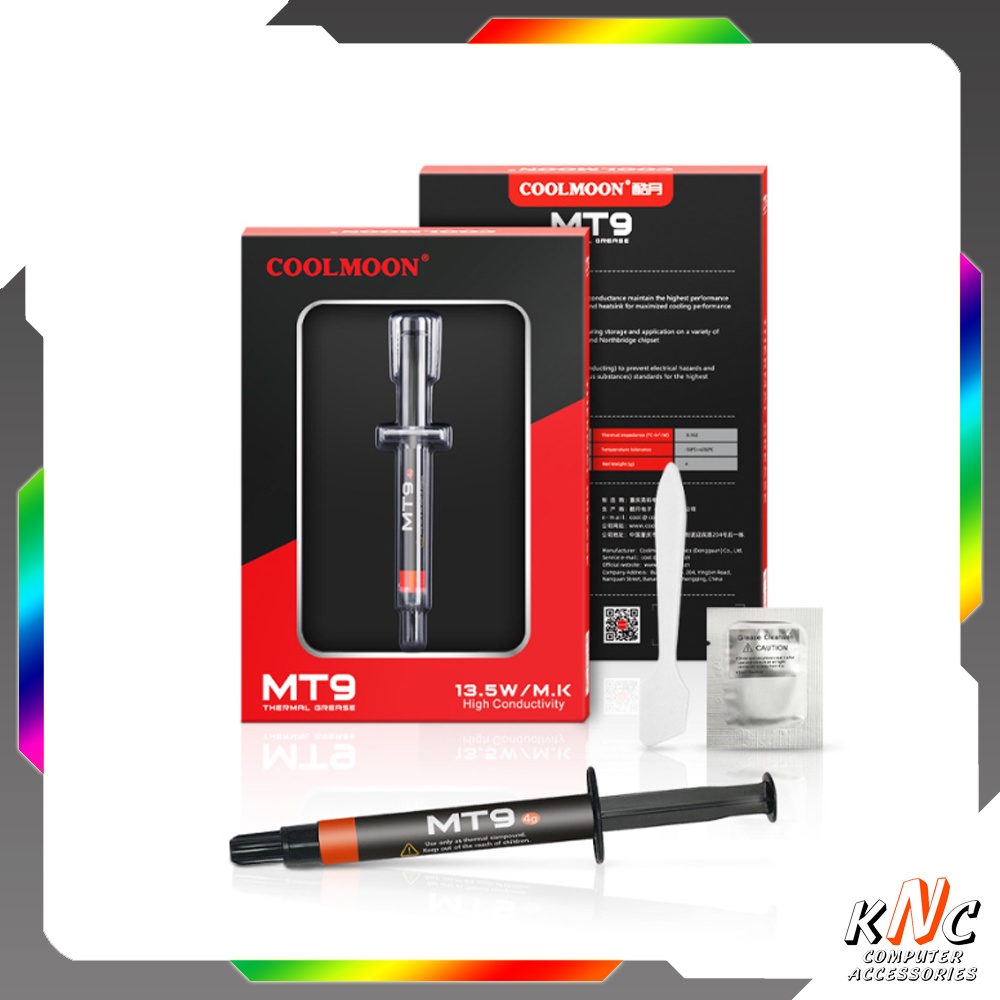 Keo Tản Nhiệt Mỡ Silicone CPU GPU MT9 Chính Hãng Coolmoon Trọng Lượng 2gr Và 4gr - Hàng Fullbox