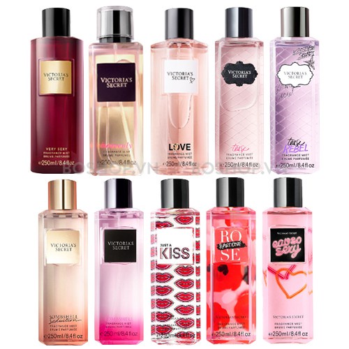 Xịt thơm body mist Victoria Secret toàn thân hương nước hoa