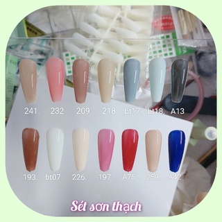 Sét sơn gel thạch 14 màu hót,sơn thạch móng tay Angels 15 ml