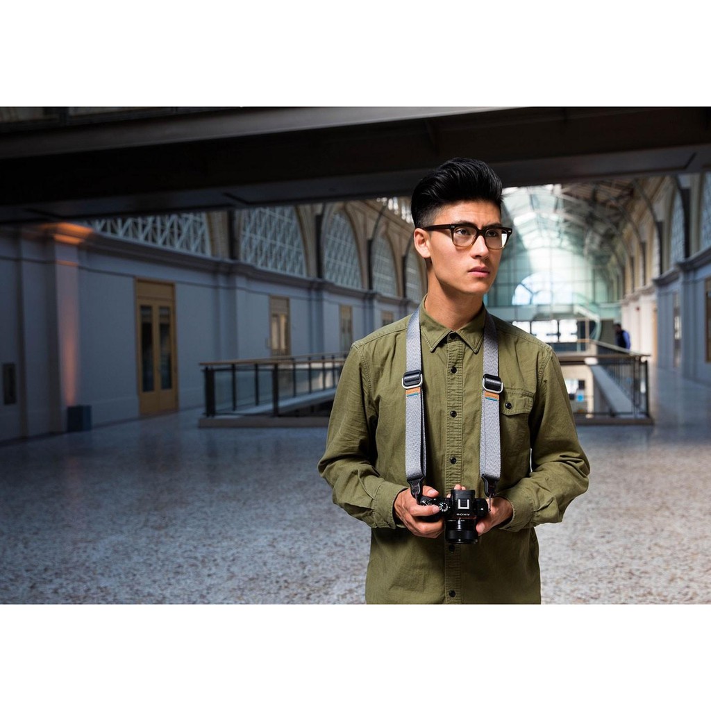 Dây máy ảnh Thao tác nhanh Peak Design Slide Lite Black, Bản size trung 3cm