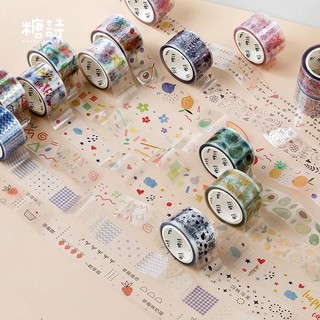 Washitape set hình dán Trong