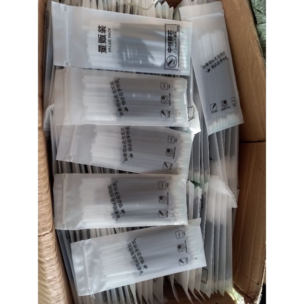 Set túi zip gồm 20 ruột bút nước 0.5mm viết trơn đều mực