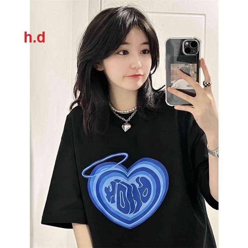 Áo phông tim xanh HD6