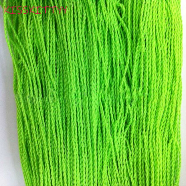 Bộ 10 dây chơi yoyo bằng 100% polyester màu xanh lá neon