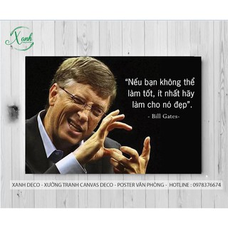Tranh canvas vĩ nhân 11 tặng đinh treo tranh
