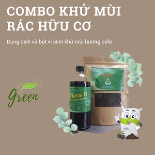 Boca+Dera - Combo vi sinh khử mùi hữu cơ ủ phân bón