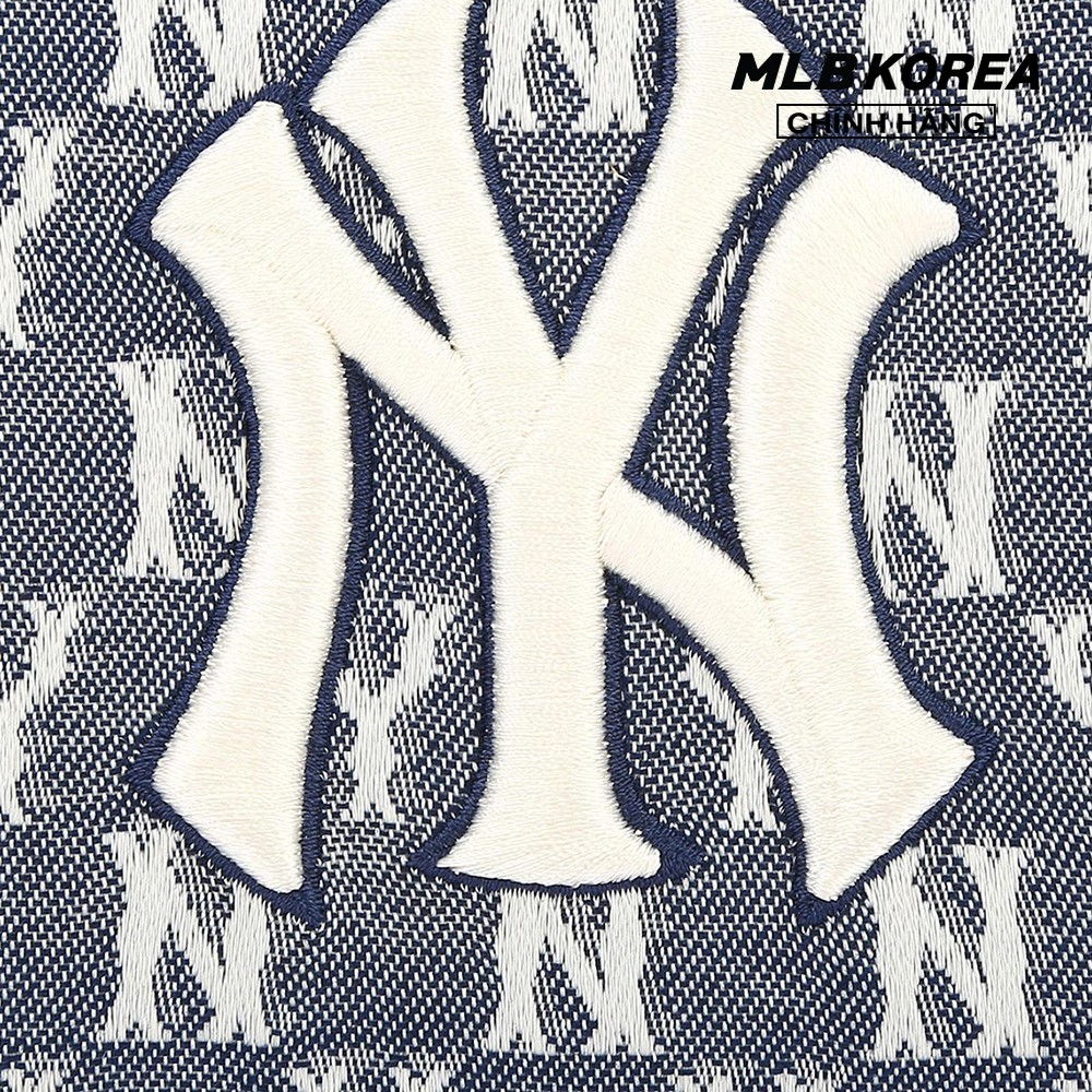 MLB - Túi đeo vai chữ nhật Jacquard Monogram 3ABQS011N-50NYS