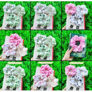 Scrunchies Bơ Đào Một Lớp Hot Nhất 2020
