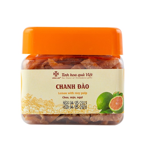 Ô mai chanh đào Hồng Lam - Hộp 200g, 250g, 450gr, 500g