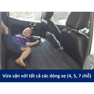 Đệm hơi ô tô tiện lợi kèm bơm và 2 gối