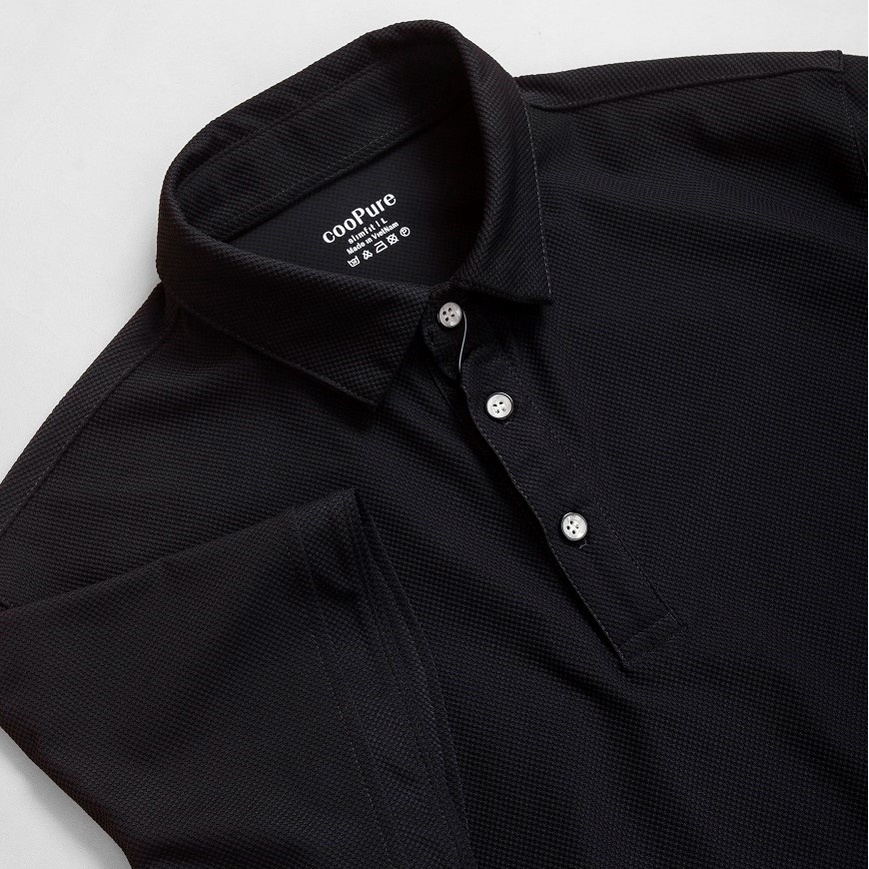 Áo thun polo nam cooPure dòng active solid, chất vải rayon thoáng mát, thiết kế basic NO.2663 (3 màu) | BigBuy360 - bigbuy360.vn