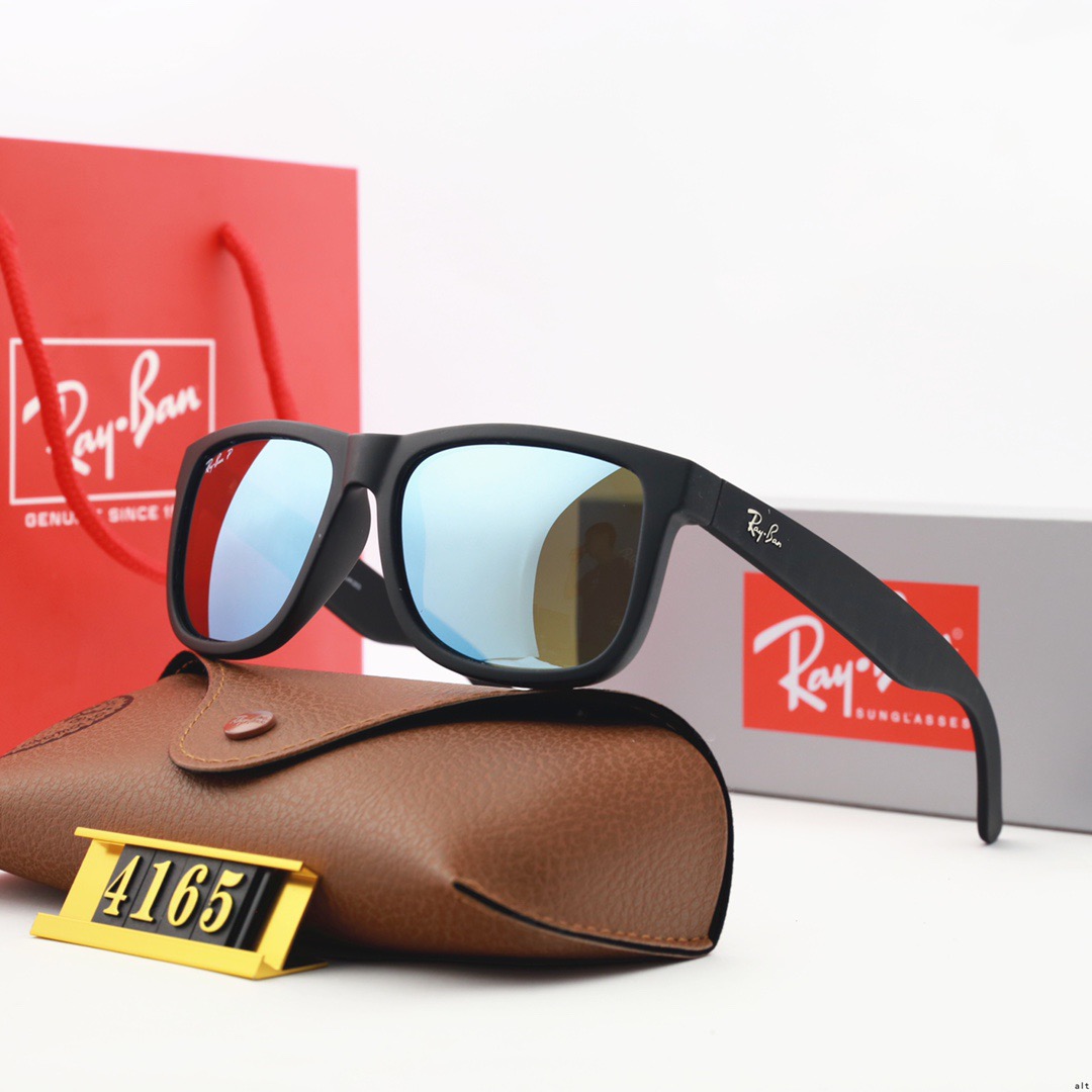 Wayfarer Ray-Ban_ chính hãng Kính râm 2021 Thời trang Hàn Quốc mới Kính râm nam nữ một mảnh Cặp đôi hợp thời trang Du lịch ngoài trời Kính râm lái xes