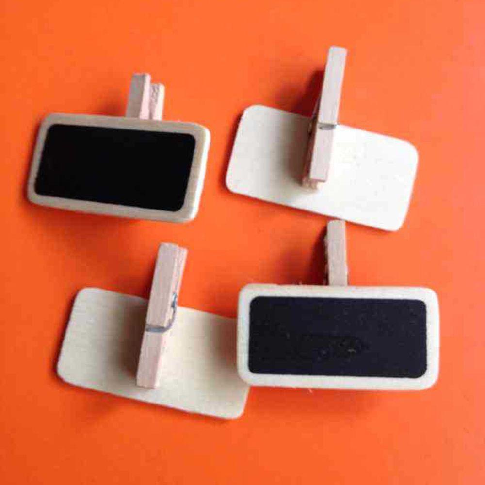 Giá Đỡ Bảng Đen Ghi Chú Mini Hình Chữ Nhật Dùng Trang Trí Đám Cưới