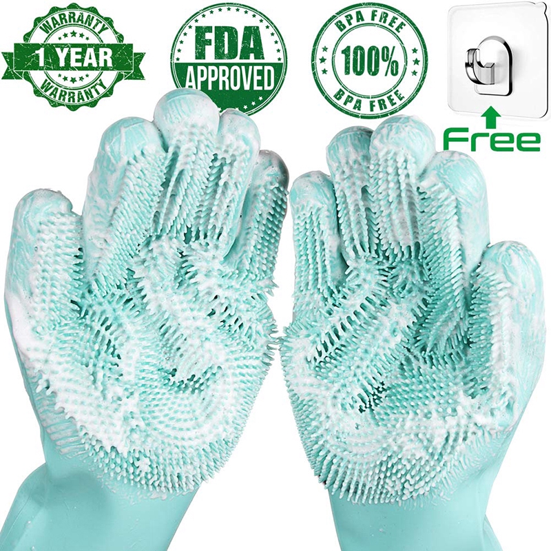 Ossayi Silicone Dish Washing Gloves