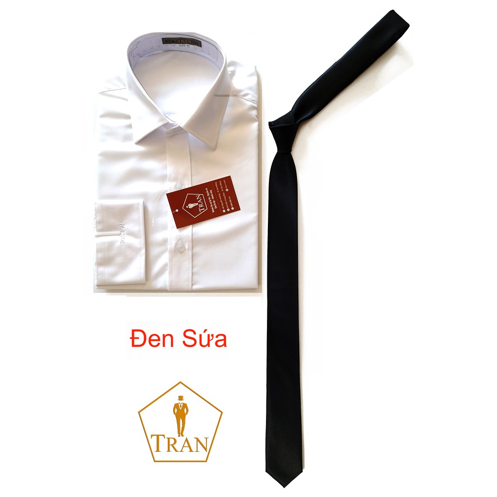 Ca Vat, Caravat, Cà Vạt, Cravat Đen Nam, Nữ Bản Nhỏ 5Cm Dây Kéo Thắt Sẵn