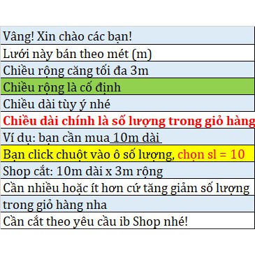 Lưới trồng cây ( dây leo giàn )