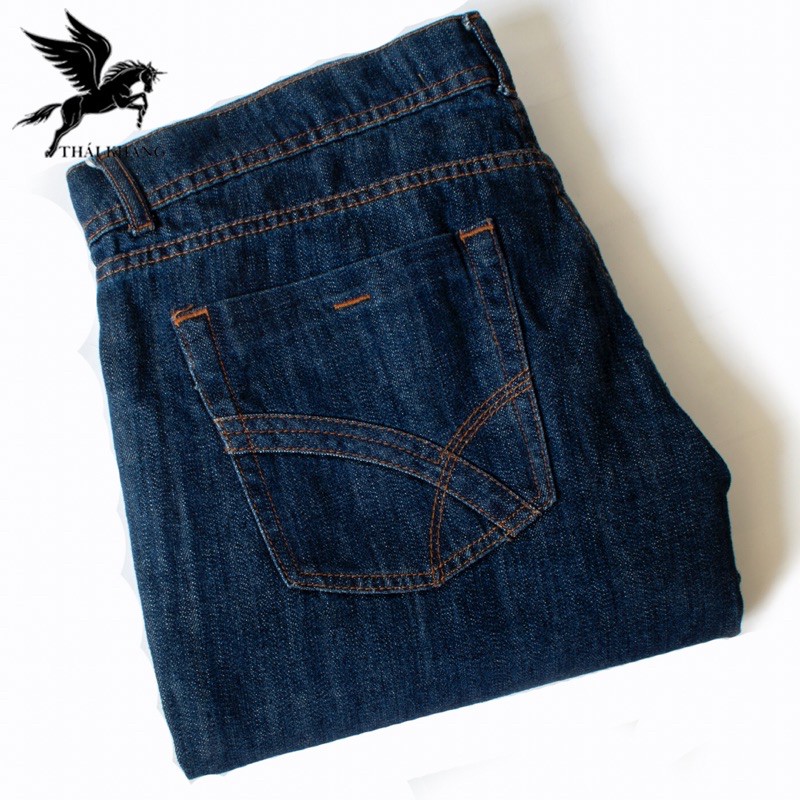 quần jean nam ống suông vải mềm cao cấp big size cho người 55-100kg | BigBuy360 - bigbuy360.vn