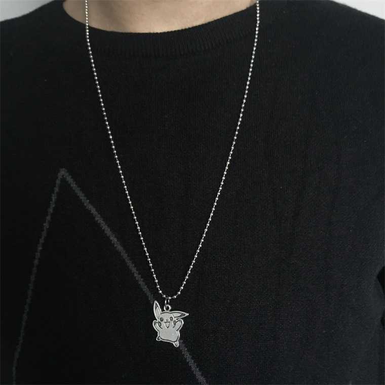 Dây Chuyền Mặt Hoạt Hình 22120 Phong Cách Harajuku Cho Nam Nữ