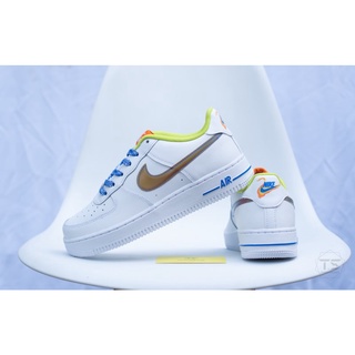 Giày Nike Air Force 1 Low White Orange DQ7767-100