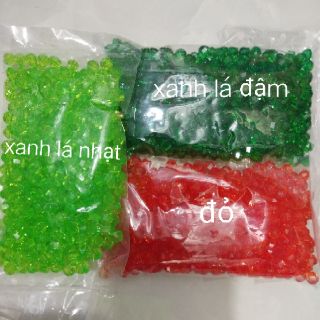 Hạt cườm pha lê nhựa 8li