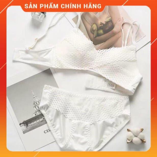 Bộ Đồ Lót Sweer Girl Nâng Ngực, Đệm Mỏng, Không Gọng 994