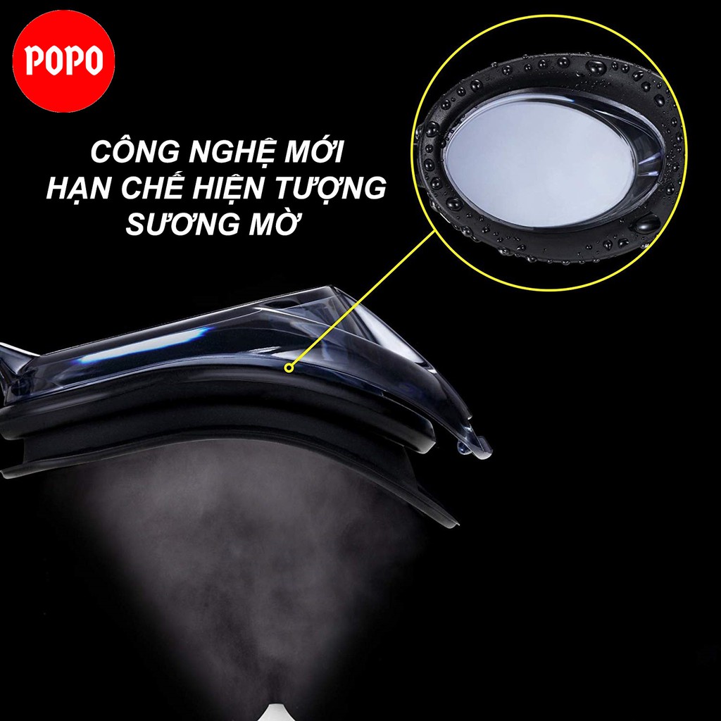 Kính bơi cận thị có độ từ 1.5 đến 8.0 mắt trong suốt cản tia UV cho người lớn, trẻ em, cho bé từ 6 tuổi