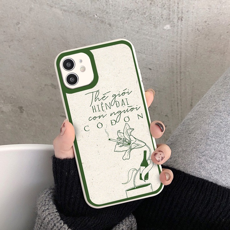 Ốp lưng iPhone 6/7plus thế giới hiện đại với cô đơn từ iP 6 đến 13 promax