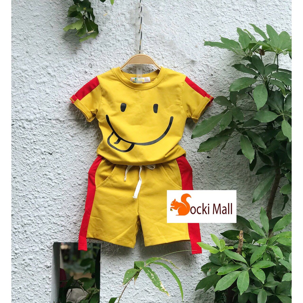 Đồ bộ quần áo thun bé trai, bé gái mặc cùng nhau, ngắn tay, chất cotton thoải mái - Quần áo trẻ em (200549)